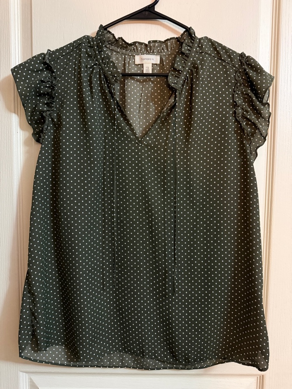 TAMARA H | Women's Short Sleeve Blouse size Large